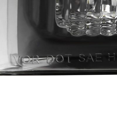 2009-2014 Ford F-150 Projector Headlights w/ Amber Reflectors Matt Black/Clear