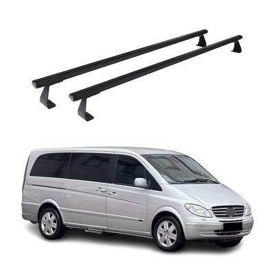 2016-2023 Mercedes Metris Fix Points Roof Racks Cross Bar Black 2 Pcs
