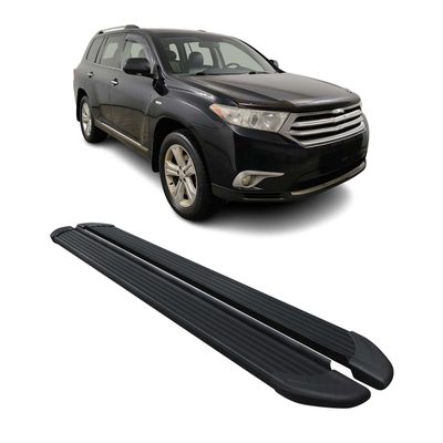 2008-2013 Toyota Highlander Running Boards Side Steps Black