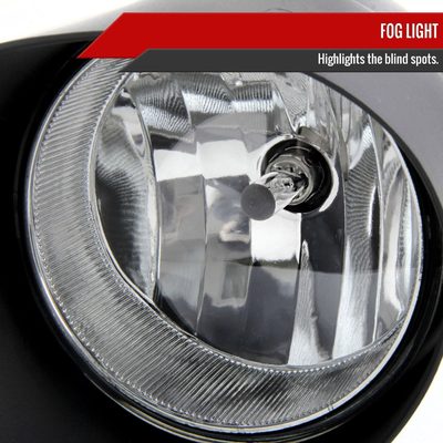 2007-2013 Toyota Tundra/Sequoia H10 Fog Lights Kit Chrome Housing/Clear Lens