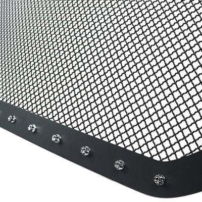 2013-2018 RAM 1500 1500 Rivet Style Black Stainless Steel Mesh Grille Insert