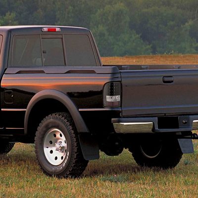 2006-2011 Ford Ranger V2 LED Tail Lights Matte Black Housing/Clear Lens