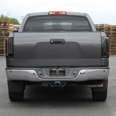 2007-2013 Toyota Tundra Sequential White LED Bar Tail Lights Matte Black/Smoke