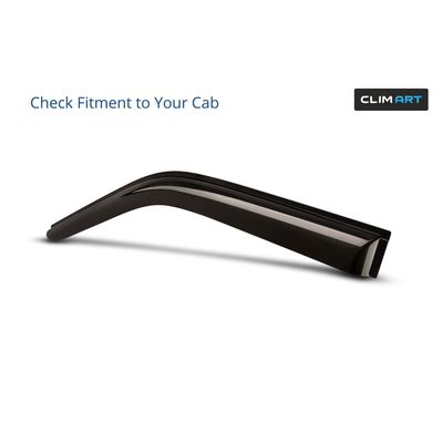 Clim Art Wind Deflectors for Hyundai Tucson 2016-2021 Tape-On Dark Smoke 6Pcs
