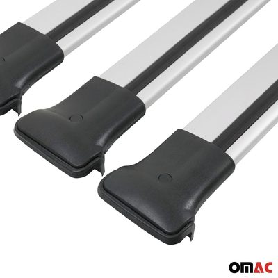 2016-2024 Mercedes Metris Roof Rack Cross Bars 3Pcs Silver