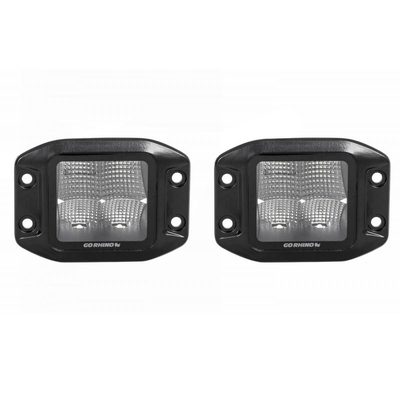 Faros CUBEIT 3" Flush Mount GR Blackout Series 1 Par Spot