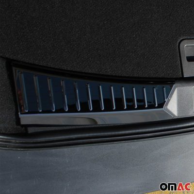 2013-2016 Ford Escape Trunk Sill Cover Bumper Guard Protector Stainless Steel Dark 2Pcs