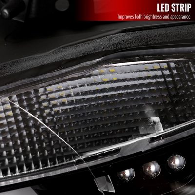 2012-2015 BMW F30 3 Series Sedan Dual LED Headlights LED Signal Jet Black
