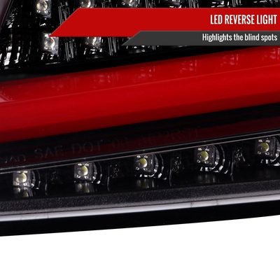 2008-2014 Subaru Impreza WRX/STI LED Turn Signal Tail lights Jet Black/Clear