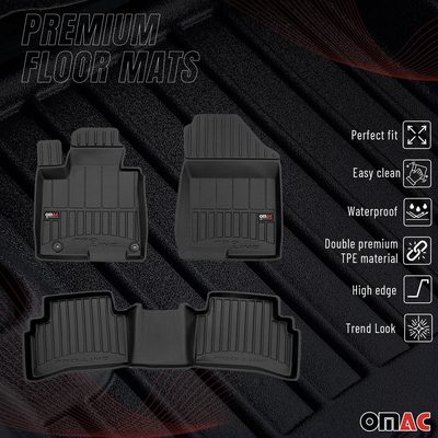 2022-2026 Hyundai Tucson Premium Floor Mats Liners Full Set All Weather Heavy Duty