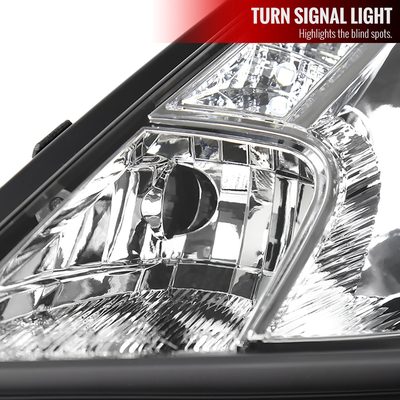 2000-2005 Toyota Celica Projector Headlights SMD LED Light Strip Chrome/Clear