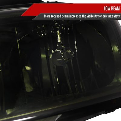 2002-2006 Chevy Avalanche/ 03-2007 Silverado Headlights Bumper Lights Smoke