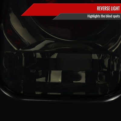 1994-1998 Ford Mustang Tail Lights Chrome Housing/Smoke Lens