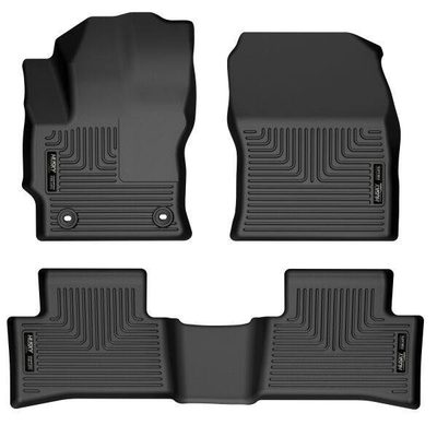 Tapetes Husky Weatherbeater 1ra y 2da Fila color Negro para Corolla Cross 22 - 25