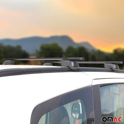 Top Roof Rack Cross Bars Luggage Carrier for Kia EV3 2026-2027 2Pcs Black