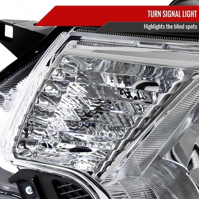 2012-2015 Toyota Tacoma Factory Style Headlights Chrome Housing/Clear Lens