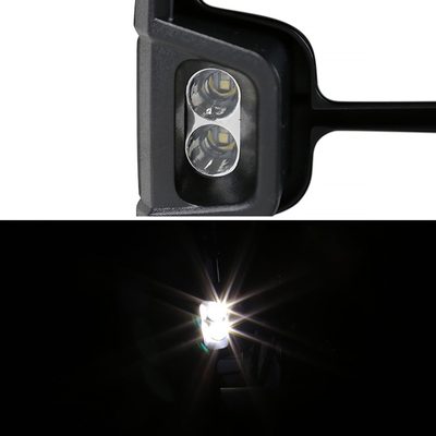 2014-2018 Chevy Silverado/GMC Sierra Heated Chrome Towing Mirrors Smoke Lens