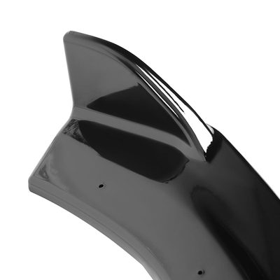 2016-2018 Chevy Camaro Glossy Black Polypropylene 3PC Front Bumper Lip Set