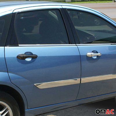 2000-2007 Ford Focus Hatchback Car Door Handle Cover Protector Stainless Steel 4 Pcs