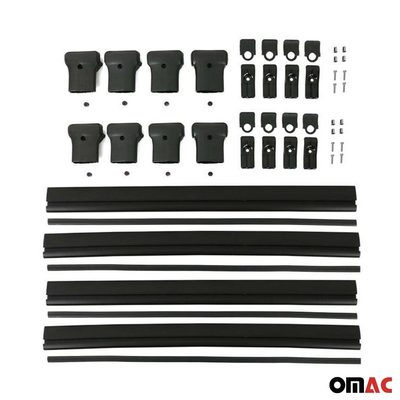 2016-2024 Mercedes Metris Roof Rack Cross Bars Black