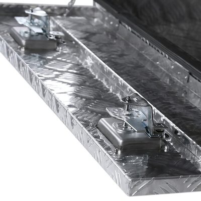 36" Heavy Duty Silver Underbody Truck Tool Box w/ T-Handle Latches Locks & Keys