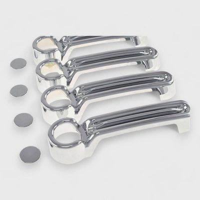 2007-2018 Jeep Wrangler Door Handle Cover Chrome 8Pcs ABS Plastic