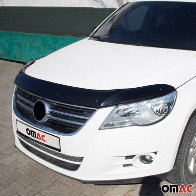 2009-2017 VW Tiguan 5N 1.gen Front Bug Shield Hood Deflector 1 Pc Smoke