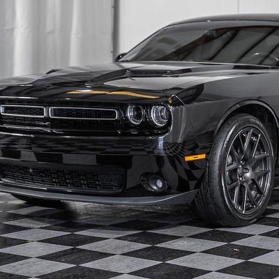 2015-2018 Dodge Challenger H11 12V/55W Projector Fog Lights Kit Chrome/Clear