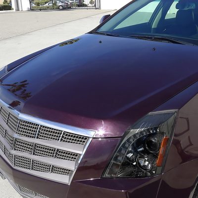 2008-2014 Cadillac CTS SMD LED Light Strip Projector Headlights Chrome/Smoke