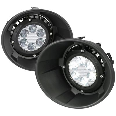 2010-2013 Chevy Camaro LED Fog Lights Kit Switch & Wiring Harness Chrome/Clear