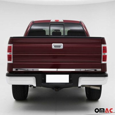 2009-2014 Ford F-150 Rear Trunk Lid Molding Trim Stainless Steel Silver 1Pc