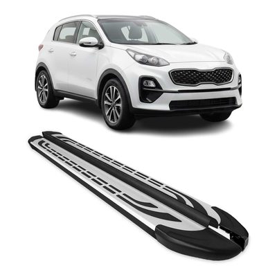 2017-2022 Kia Sportage Running Boards Side Steps Silver
