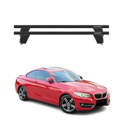 2014-2021 BMW 2 Series F22 M2 Coupe Roof Rack Cross Bars Black