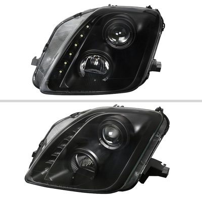 1997-2001 Honda Prelude Projector Headlights SMD LED Light Strip Matt Black