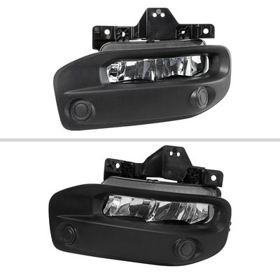 2019-2023 Dodge RAM 2500/3500 LED Fog Lights Kit Chrome Housing/Clear Lens