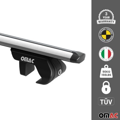 2013-2019 Ford Escape Roof Racks & Roof Rack Rails Silver