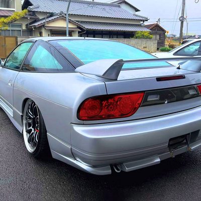 1991-1998 Nissan 180SX RPS13 / 240SX S13 S14 JDM LED Tail Ligths Chrome/Red