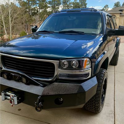 1999-2007 GMC Sierra/Yukon/ XL Bumper Lights Turn Signal Lights Matt Black
