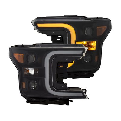 Anzo Black Switchback Projector Headlights 111398
