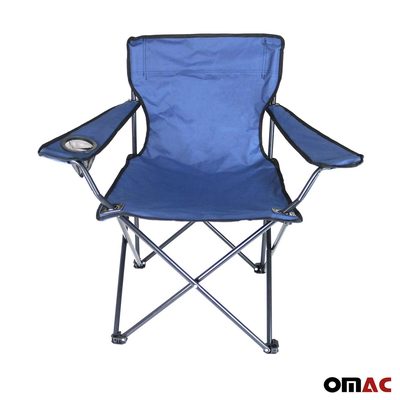 New Folding Camping Chair Beach Seat Outdoor with Cup Holder