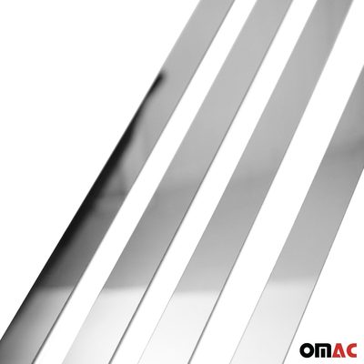 2005-2015 Toyota Tacoma Side Door Molding Trim Skirt Garnish Stainless Steel Silver 4Pcs