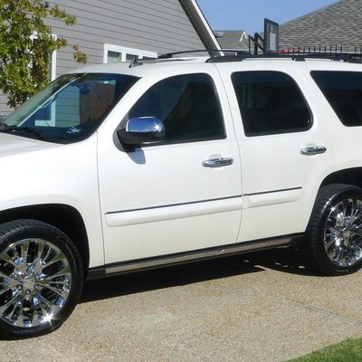 2007-2009 Chevrolet Tahoe Stainless Steel Side Door Trim Set 4Pcs