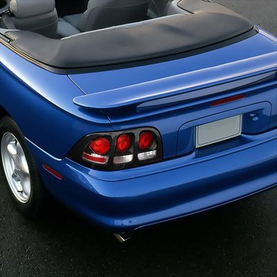 1994-1998 Ford Mustang Tail Lights Matte Black Housing/Clear Lens