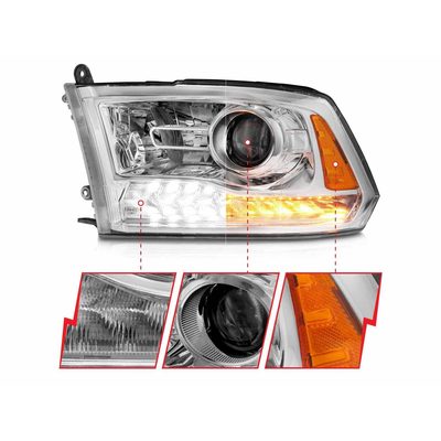 Fits 2009-2018 Ram 1500, 2010-2018 2500/3500, 2019-2023 1500 Classic (ANZ-111440)