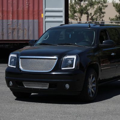 2007-2014 GMC Yukon/XL 1500/XL 2500 LED Turn Signal Projector Headlights Black