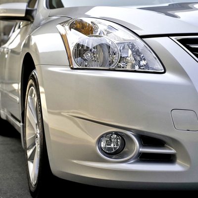 2010-2012 Nissan Altima Sedan H11 Fog Lights Kit Chrome Housing/Clear Lens