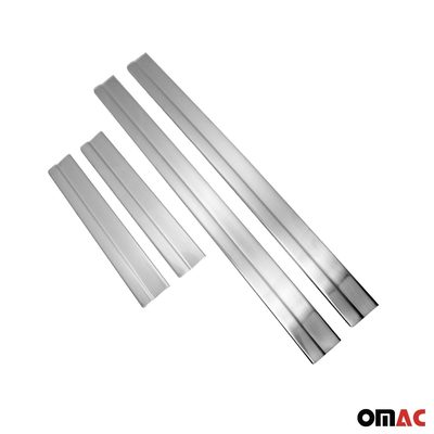 2014-2020 Nissan Rogue Door Sill Scuff Plate Scratch Protector Stainless Steel 4x