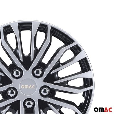16" Wheel Covers for Ford Transit 150 250 350 2015-2025 Black Silver 4x Hub Caps