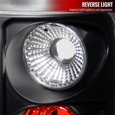 2004-2008 Ford F-150 Styleside Tail Lights Matte Black Housing/Clear Lens