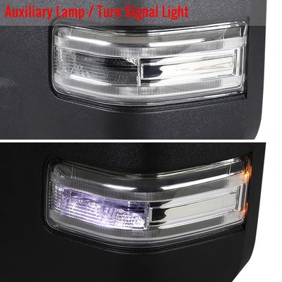 2015-2020 Ford F-150 Heated 8Pin/22Pin Chrome Towing Mirrors & Turn Signal